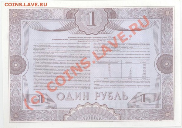 Облигация 1 руб. 1992 (1998) - до 28.01 - в 22:00 Мск - Облигация-2.JPG