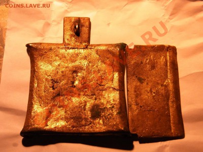 Старинный дорожный складень Николай Чудотворец - R0012732.JPG