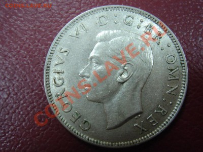 Великобритания: Ag-500 флорин 1945 Георг 6 до 05.11 22-0 - Флорин 1945-2.JPG