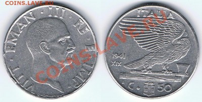 Обменник buhgal_79001 - Италия_50_чентезимо_1941_KM#76