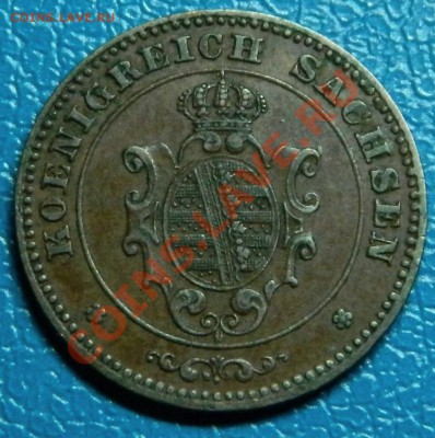 Саксония 1 пфенниг 1872 - DSCN5976.JPG