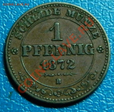 Саксония 1 пфенниг 1872 - DSCN5975.JPG