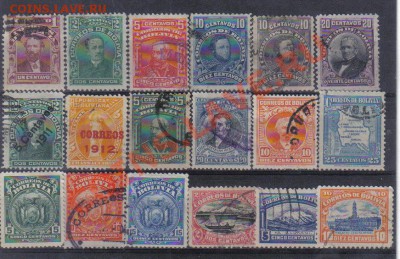 Марки Боливия до 6.11 22.00мск - Марки Боливия