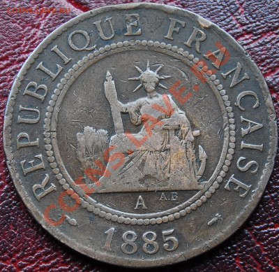 ФРАНЦ. ИНДОКИТАЙ - 1 цент 1885 - до 9 ноября - 182