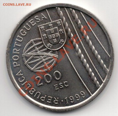 ПОРТУГАЛИЯ 200 ЭСКУДО 1999 СМЕРТЬ НА МОРЕ ДО 07.11 В 22Ч (Б) - 4б-порт1