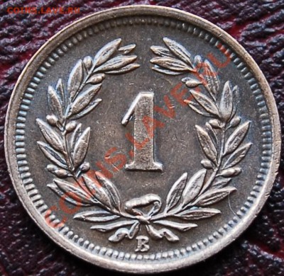 ШВЕЙЦАРИЯ - 1 раппен 1924 - до 9 ноября - 220