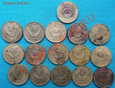 Лот 3-х копеечников.16 шт.1928-56гг. - SAM_7427.JPG