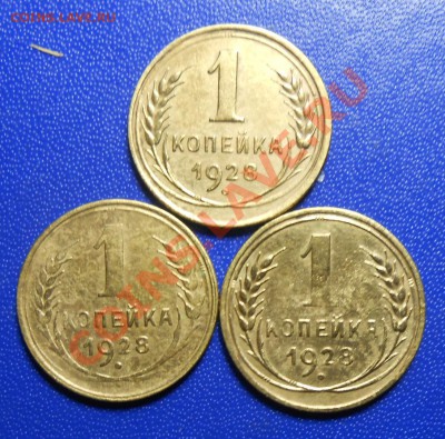 лот монет 1копейка с 1926 по 1934 год, бюджетный вариант - DSCN2038_cr
