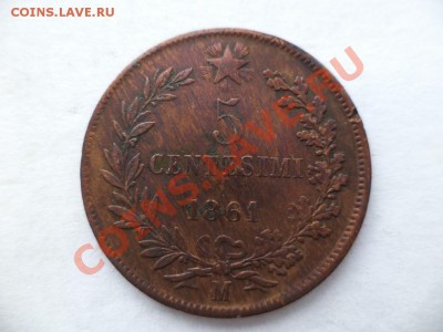 5 Чентизимо 1861г. Италия. 09.11.13 до 22:00 мск - 3467210486_1