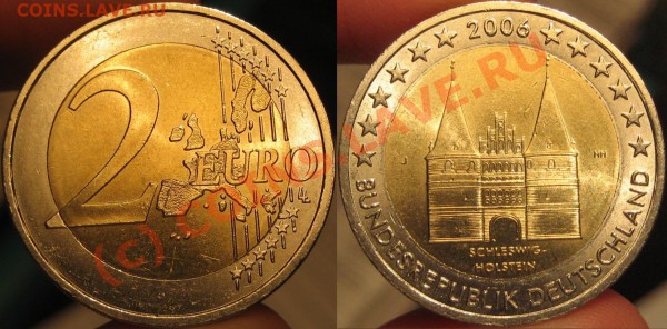 2 евро Германии, Шлезвиг-Голштейн, 2006 г. - 2евро_Шлезвиг_Голштейн