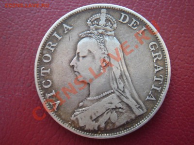 Великобритания: Ag-925 двойной флорин 1889 Араб до 05.11 22 - DSC00113.JPG