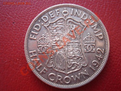 2 кроны 1942 Георг 6 до 08.11 22-0 - Полукрона 1942-1.JPG