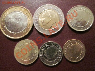 Турция подборка 6 монет UNC до 7.11.13 до 22.00 - IMG_1569б
