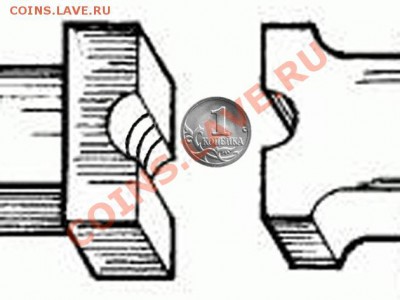 Браки на 1 копейке - Обжатие