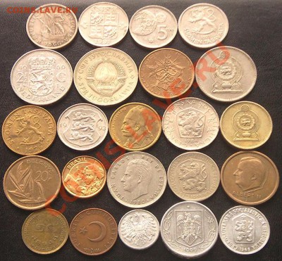 47 разных монет (см. фото и описание). До 05.11_22.00мск - 6440