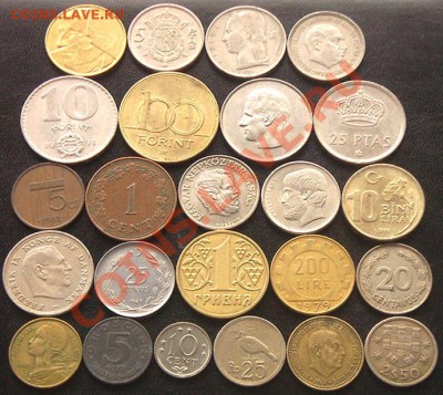 47 разных монет (см. фото и описание). До 05.11_22.00мск - 6441