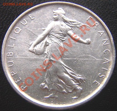 Франция_5 франков 1964. Серебро; окончание 05.11_22.10мск - 6103