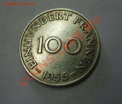 SAARLAND, 100 ФРАНКОВ 1955 г!!до 7.11.2013 - S6000029.JPG