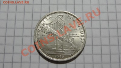 Португалия 20 эскудо 1966 Мост Салазара до 07.11 в 22:30 - DSC08013.JPG