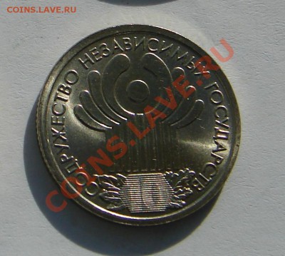 1 рубль 2001 год 10 лет СНГ мешковый блеск до 12-11-2013 - СНГ Р.JPG