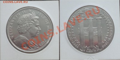 Мэн 1 крона 2005-100 лет Независимости Норвегии(шайба) 11.11 - Мэн