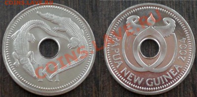 Папуа Новая Гвинея 1 кина 2004 до 11.11 - Папуа