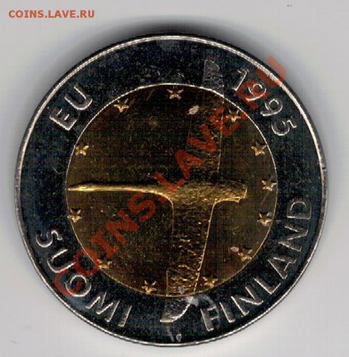 Финляндия 10 марок 1995 Гусь до 11.11.13 в 22.00мск (6980) - 4-фин