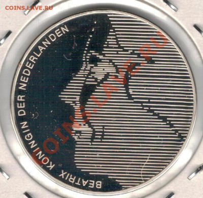 Ag Нидерланды 50 гульденов 1984 Оранский 11.11 в 22ч (7052) - 5-нид984