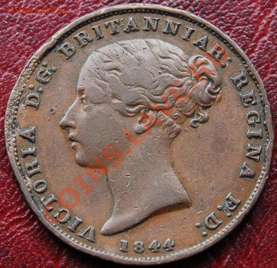 26 шиллинга 1844 - Виктория - до 11 ноября - 301