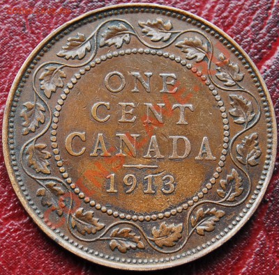 КАНАДА - 1 цент 1913 - Георг V - до 11 ноября - 293