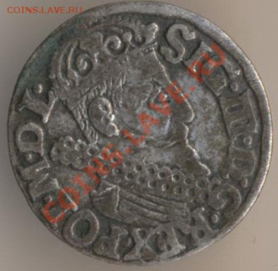 3 гроша 1622, Сигизмунд 3, Краков. - 16