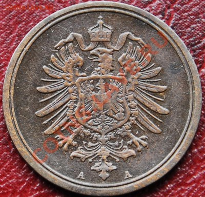 ГЕРМАНИЯ - 1 пфениг 1875 А - до 11 ноября - 350