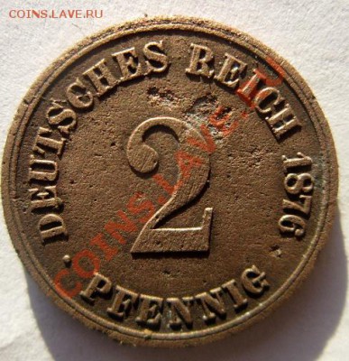 2 пфеннинга 1876 года. На оценку. - IMG_1253.JPG