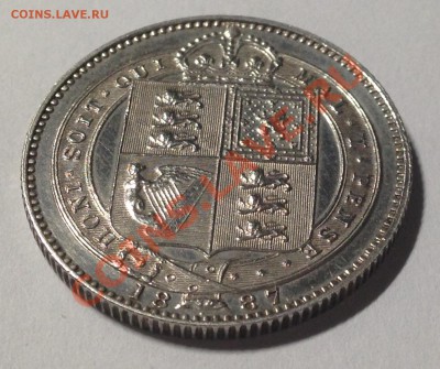 Англия, 1 шиллинг 1888г. Ag 925. До 12.11. в 22:30. - 1