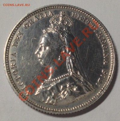 Англия, 1 шиллинг 1888г. Ag 925. До 12.11. в 22:30. - 4