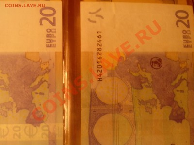 Надпечатка на банкноте 20 евро - IMG_20131030_204239