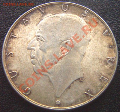 Швеция_памятные 2 кроны 1938. Серебро; до 08.11_22.04мск - 6817