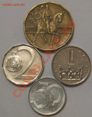 Чехия 7 монет Al медно-никель 1962 - 2001 до 15.11 старт 100 - IMG_7249.JPG