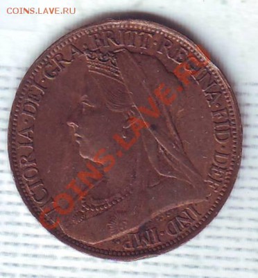 В.Британия.Фартинг.1901.Виктория. до 14.11 - 19010013.JPG