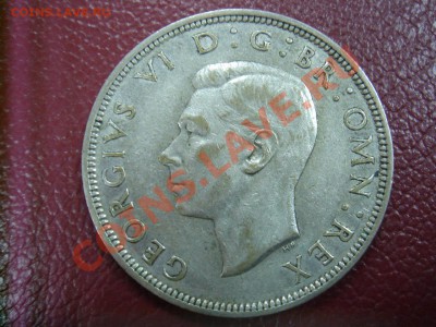 2 кроны 1939 Георг 6 до 14.11 22 - Полукрона 1939-2.JPG