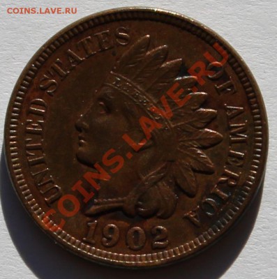 США. 1 цент 1902 г. Индианка. - 3