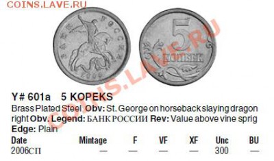 5 копеек 2006 СП Brass Plated Steel - Снимок