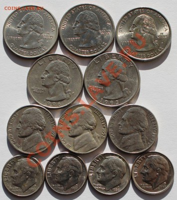 США. Сборка монет. 1958-2006. - 4