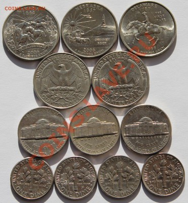США. Сборка монет. 1958-2006. - 1
