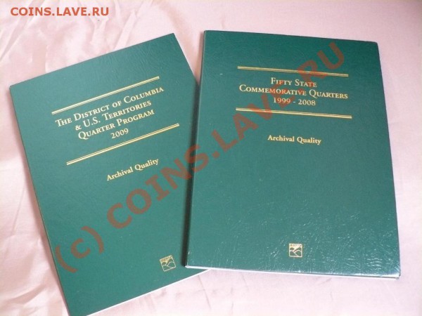 Альбомы к четвертакам США 1999-2009 50 штатов Quarters - q1