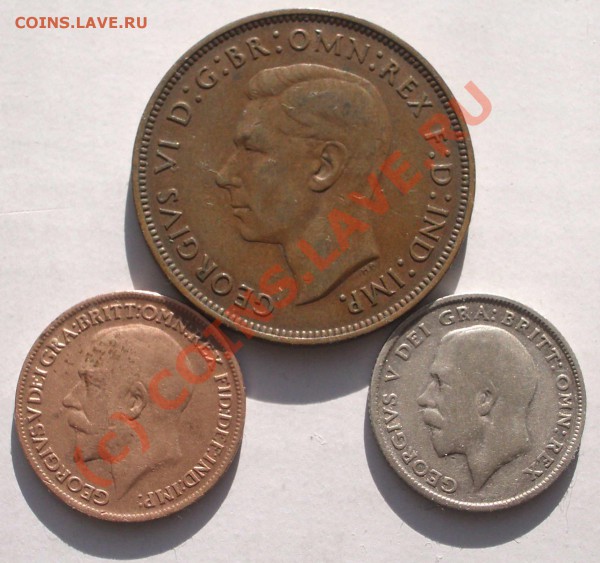3 монеты Англии медь и серебро (окон. 29.01.10 в 21-00 МСК) - m02