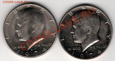 2 ДОЛЛАРА 1974 (2ШТ) ДО 14.11 В 22.00МСК (7238) - 5-сша74