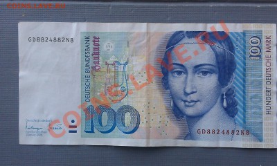 100 марок 1996г. Германия. 14.11.13 г     22.00 - IMAG0233