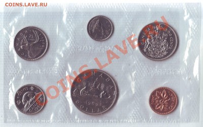 Канада.Набор монет.1969.UNC.В запайке. до 16.11 - 19690038.JPG