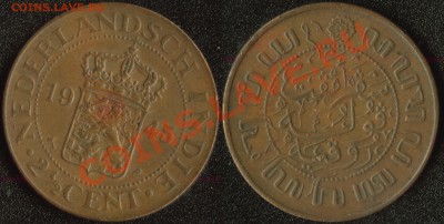 2 цента 1945 до 22:00мск 14.11.13 - Нид.Индия 2,5 цента 1945